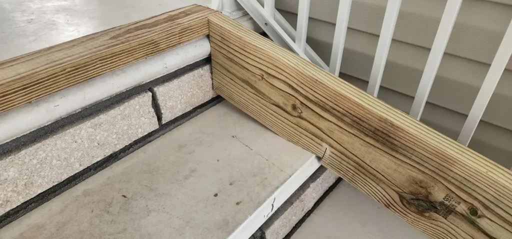 New landing at a home entry